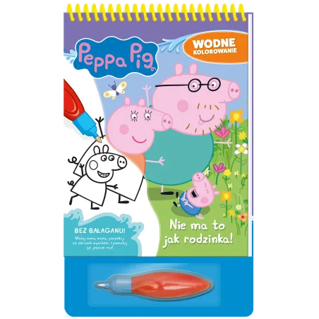 ŚWINKA PEPPA. NIE MA TO JAK RODZINKA! WODNE KOLOROWANIE