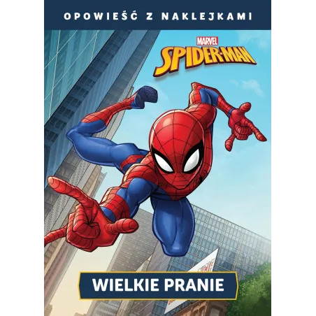 MARVEL SPIDER-MAN. WIELKIE PRANIE. OPOWIEŚĆ Z NAKLEJKAMI Mathew K. Manning