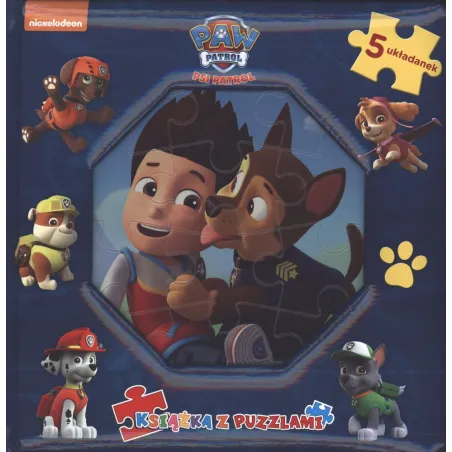 Psi Patrol Książka Z Puzzlami Psi Patrol Książka Z Puzzlami