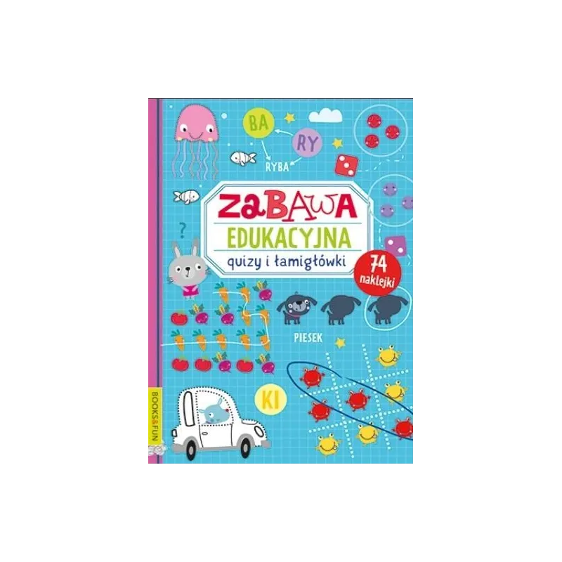 ZABAWA EDUKACYJNA QUIZY I ŁAMIGŁÓWKI 74 NAKLEJKI ZABAWA EDUKACYJNA QUIZY I ŁAMIGŁÓWKI 74 NAKLEJKI