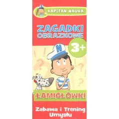 KAPITAN NAUKA ZAGADKI OBRAZKOWE ZABAWA I TRENING UMYSŁU 3+ - Edgard