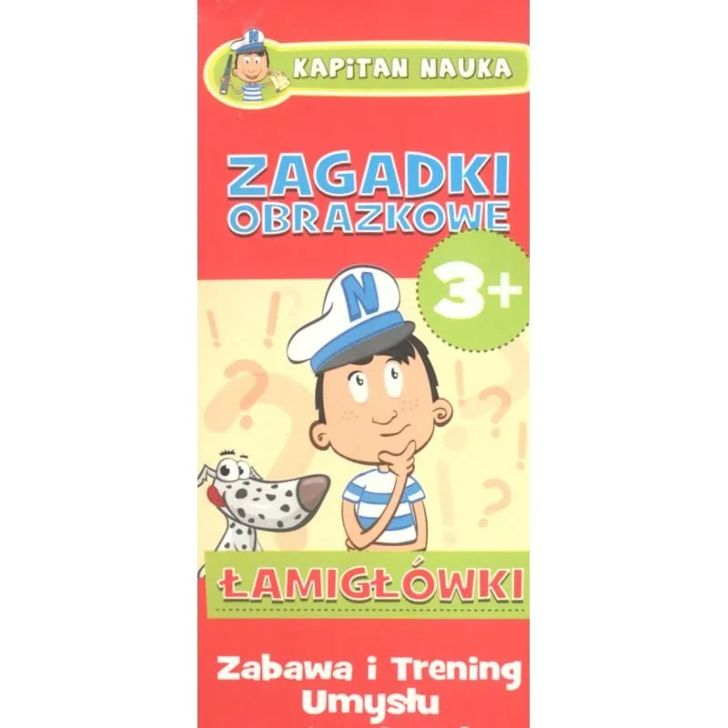 KAPITAN NAUKA ZAGADKI OBRAZKOWE ZABAWA I TRENING UMYSŁU 3+ - Edgard KAPITAN NAUKA ZAGADKI OBRAZKOWE ZABAWA I TRENING UMYSŁU 3+ - Edgard