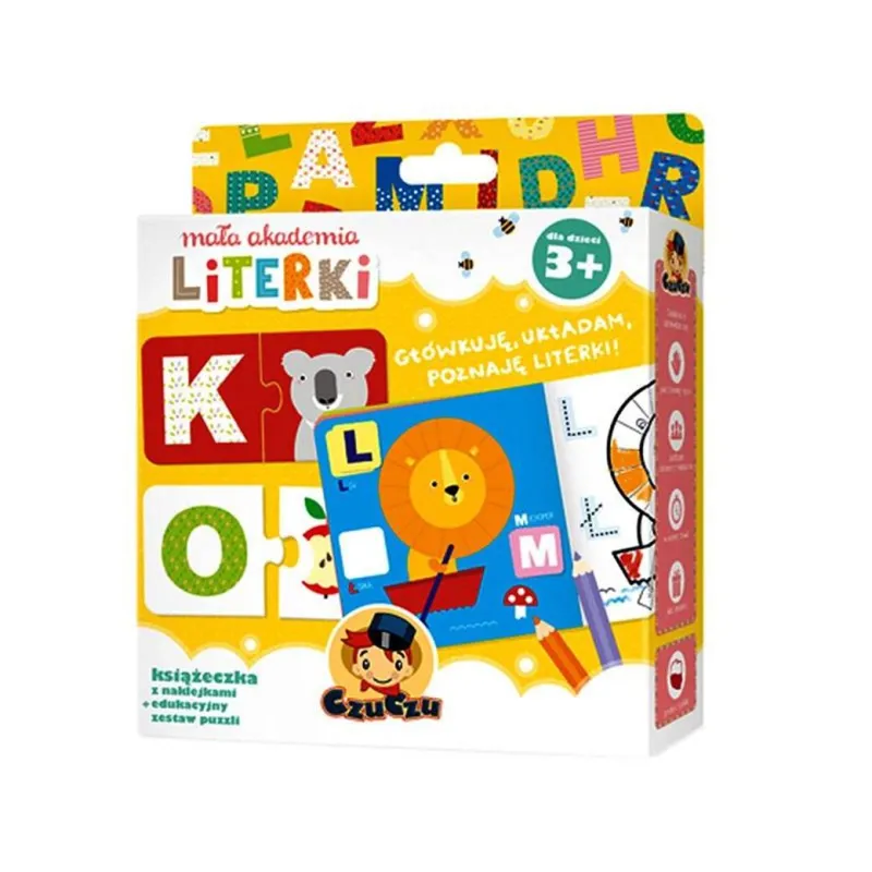 LITERKI MAŁA AKADEMIA CZUCZU 3+ LITERKI MAŁA AKADEMIA CZUCZU 3+