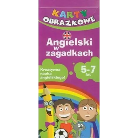 Angielski W Zagadkach. Karty Obrazkowe. Kapitan Nauka 5-7 Lat Angielski W Zagadkach. Karty Obrazkowe. Kapitan Nauka 5-7 Lat