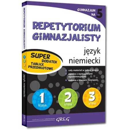 JĘZYK NIEMIECKI. REPETYTORIUM GIMNAZJALISTY