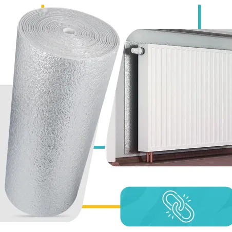 Mata Termoizolacyjna Aluminiowa 3×0,5×15 M 3 Mm