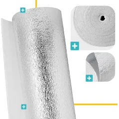 MATA TERMOIZOLACYJNA ALUMINIOWA 3×0,5×15 M 3 MM