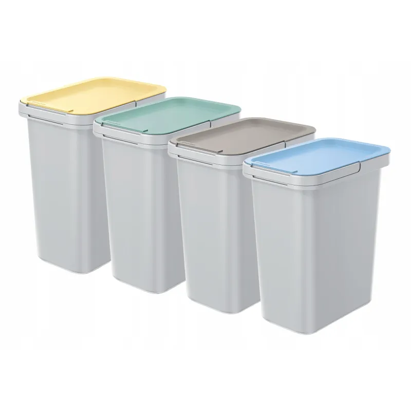 ZESTAW KOSZY NA ŚMIECI Z KOLOROWYMI KLAPAMI 4×12 L SEGREGACJA KEDEN NKS12S4 ZESTAW KOSZY NA ŚMIECI Z KOLOROWYMI KLAPAMI 4×12 L SEGREGACJA KEDEN NKS12S4