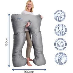 PODUSZKA CIĄŻOWA / RELAKSACYJNA ORTOPEDYCZNA KOMFORTKISSEN 100×150 CM