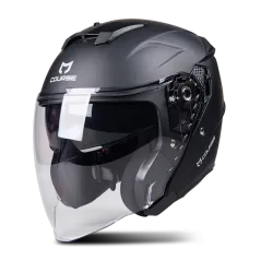 KASK MOTOCYKLOWY OTWARTY MIEJSKI COURSE URBAN XL CZARNY MAT