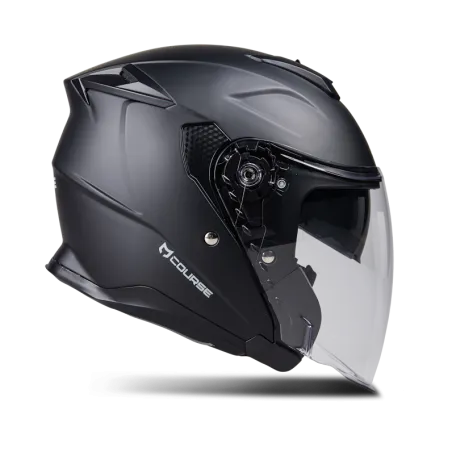 Kask Motocyklowy Otwarty Miejski Course Urban Xl Czarny Mat