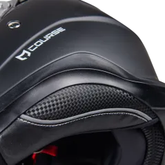 KASK MOTOCYKLOWY OTWARTY MIEJSKI COURSE URBAN XL CZARNY MAT