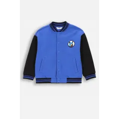 BLUZA ROZPINANA CHŁOPIĘCA BASEBALLÓWKA KOBALTOWA ROZMIAR 92 COCCODRILLO