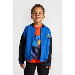 Bluza Rozpinana Chłopięca Baseballówka Kobaltowa Rozmiar 104 Coccodrillo