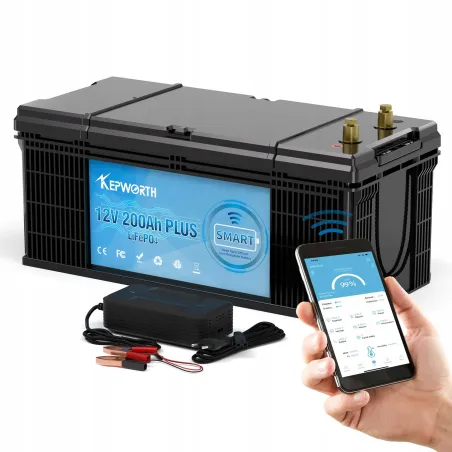 Akumulator Litowy Lifepo4 Kepworth 24V 100Ah Bluetooth Solary Kamper Jacht