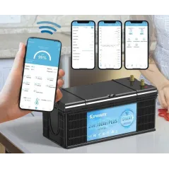 AKUMULATOR LITOWY LiFePO4 KEPWORTH 24V 100Ah BLUETOOTH SOLARY KAMPER JACHT