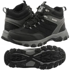 WODOODPORNE BUTY MĘSKIE OUTDOOR / TREKKING SKECHERS SELMEN TELAGO 66283-BLK ROZMIAR 45