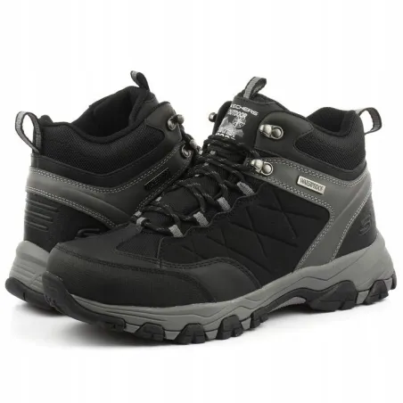Wodoodporne Buty Męskie Outdoor / Trekking Skechers Selmen Telago 66283-Blk Rozmiar 45