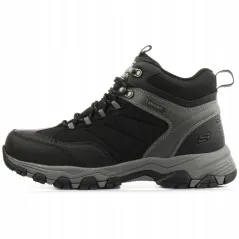 WODOODPORNE BUTY MĘSKIE OUTDOOR / TREKKING SKECHERS SELMEN TELAGO 66283-BLK ROZMIAR 45