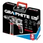Graphite 58G726 - Mocna Wiertarka Udarowa 650W Do Betonu I Metalu Kluczykowy Uchwyt