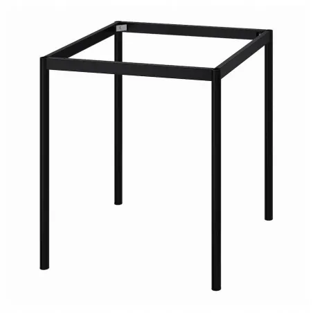 METALOWA PODSTAWA BLATU STOŁU 67×67×73 CM CZARNA SANDSBERG IKEA 305.054.14