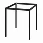 Metalowa Podstawa Blatu Stołu 67×67×73 Cm Czarna Sandsberg Ikea 305.054.14