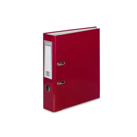 Segregator Tekturowy Vaupe A4/75 Bordowy Z Ringiem