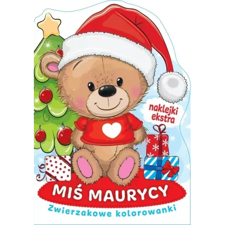 MIŚ MAURYCY. ZWIERZAKOWE KOLOROWANKI Z NAKLEJKAMI