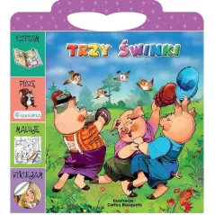 TRZY ŚWINKI CZYTAM, PISZĘ, MALUJĘ, WYKLEJAM - Wydawnictwo Elżbieta Jarmołkiewicz