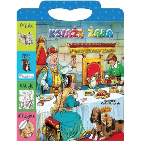 KSIĄŻĘ ŻABA. CZYTAM, PISZĘ, MALUJĘ, WYKLEJAM - Elżbieta Jarmołkiewicz