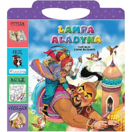 LAMPA ALADYNA. CZYTAM, PISZĘ, MALUJĘ, WYKLEJAM - Elżbieta Jarmołkiewicz