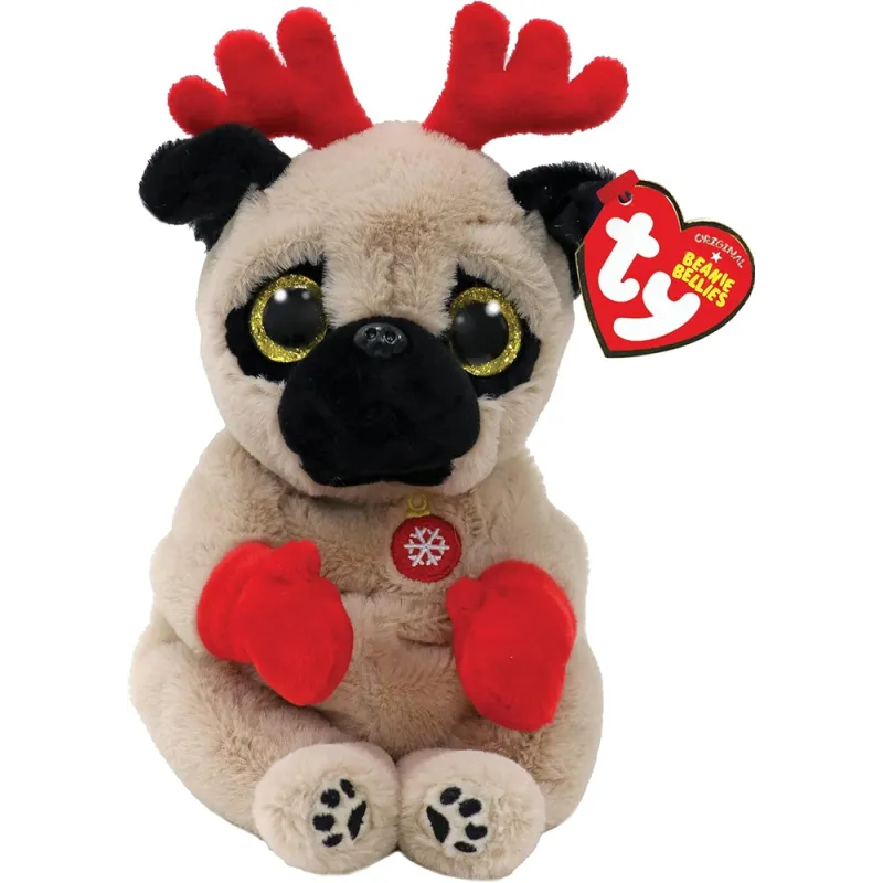 MASKOTKA BEANIE BABIES MITTENS BRĄZOWY PIES 15 CM
