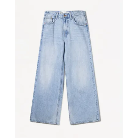 Bershka Jeansy Wide Leg 36 Damskie Szerokie Nogawki Relaxed Bershka Jeansy Wide Leg 36 Damskie Szerokie Nogawki Relaxed