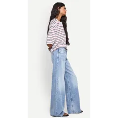 Bershka Jeansy Wide Leg 36 Damskie Szerokie Nogawki Relaxed