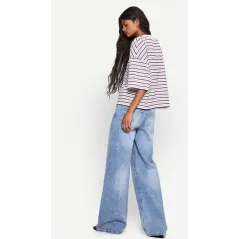 BERSHKA JEANSY WIDE LEG 36 DAMSKIE SZEROKIE NOGAWKI RELAXED