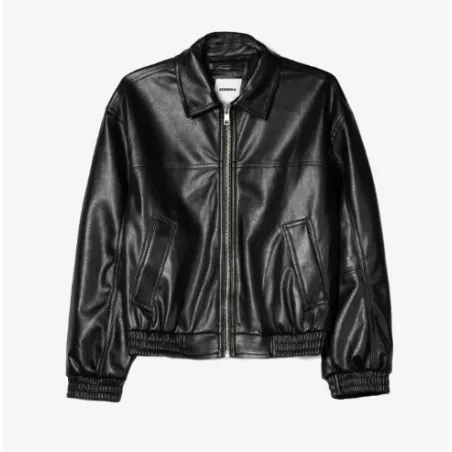 Bershka Ramoneska Kurtka Ze Skóry Ekologicznej Czarna Xs Bershka Ramoneska Kurtka Ze Skóry Ekologicznej Czarna Xs