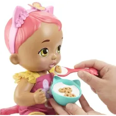 INTERAKTYWNA LALKA MY GARDEN BABY KOTEK 30 CM KARMIENIE 20 DŹWIEKÓW 2+