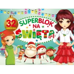 SUPERBLOK NA ŚWIĘTA 32 NAKLEJKI - Olesiejuk