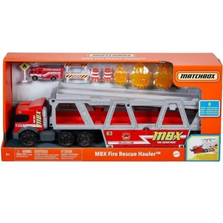 Matchbox Wóz Strażacki Transporter Z Akcesoriami 3+