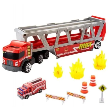 Matchbox Wóz Strażacki Transporter Z Akcesoriami 3+