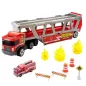 Matchbox Wóz Strażacki Transporter Z Akcesoriami 3+