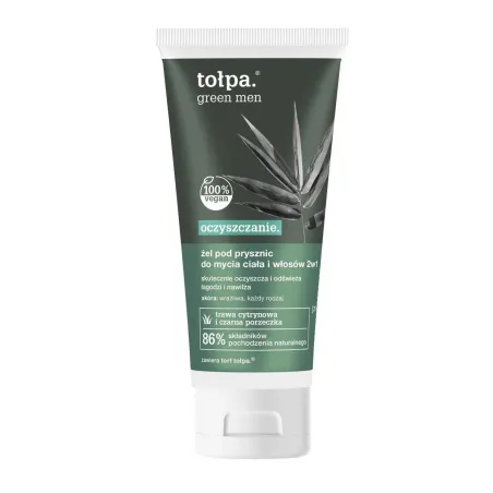 TOLPA MEN GREEN OCZYSZCZAJĄCY ZEL POD PRYSZNIC DO CIAŁA I WŁOSÓW 200 ML