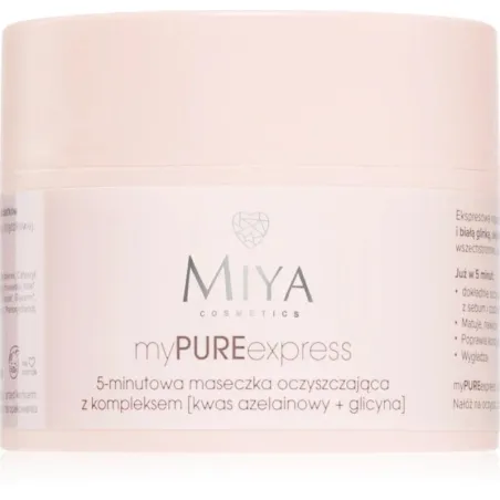 Miya Mypureexpress Maseczka Oczyszczająca Z Kwasem Azelainowym 50 G