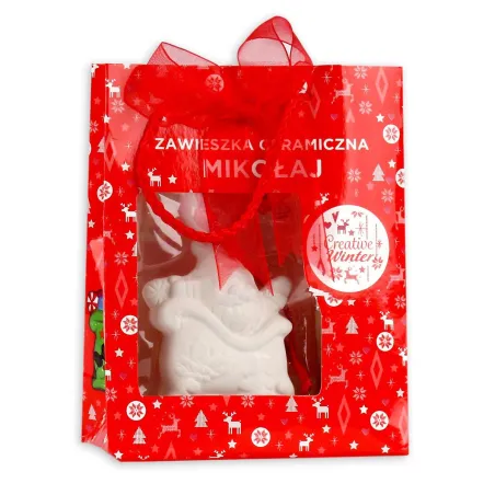 Mikołaj Zawieszka Ceramiczna Zestaw Kreatywny 8+