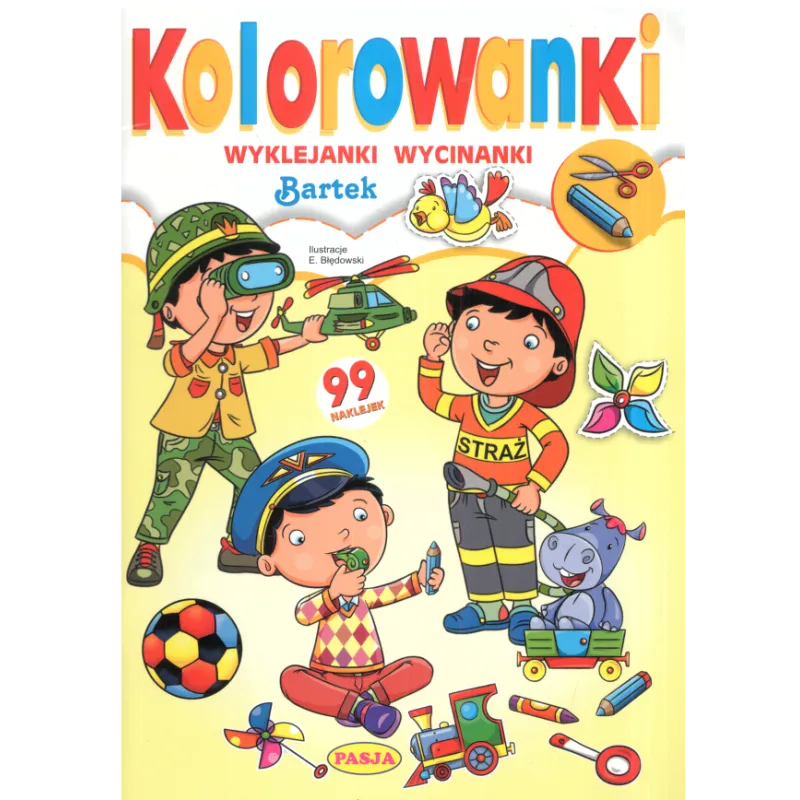 KOLOROWANKI, WYKLEJANKI, WYCINANKI - Pasja
