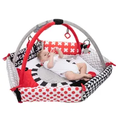 KONTRASTOWA MATA SENSORYCZNA DO ZABAWY 3W1 SENSORY TOYS CANPOL BABIES 0M+