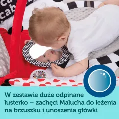 KONTRASTOWA MATA SENSORYCZNA DO ZABAWY 3W1 SENSORY TOYS CANPOL BABIES 0M+