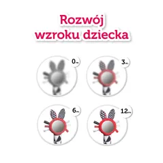 KONTRASTOWA MATA SENSORYCZNA DO ZABAWY 3W1 SENSORY TOYS CANPOL BABIES 0M+