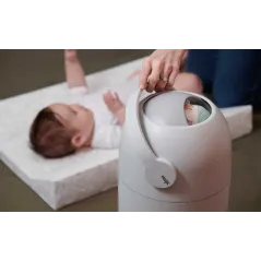 KOSZ NA ZUŻYTE PIELUCHY + WORKI BIAŁY MAGIC