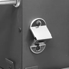 GRILL WĘGLOWY Z ŻELIWNYM RUSZTEM 42×31,3 CM ANGULAR SMART